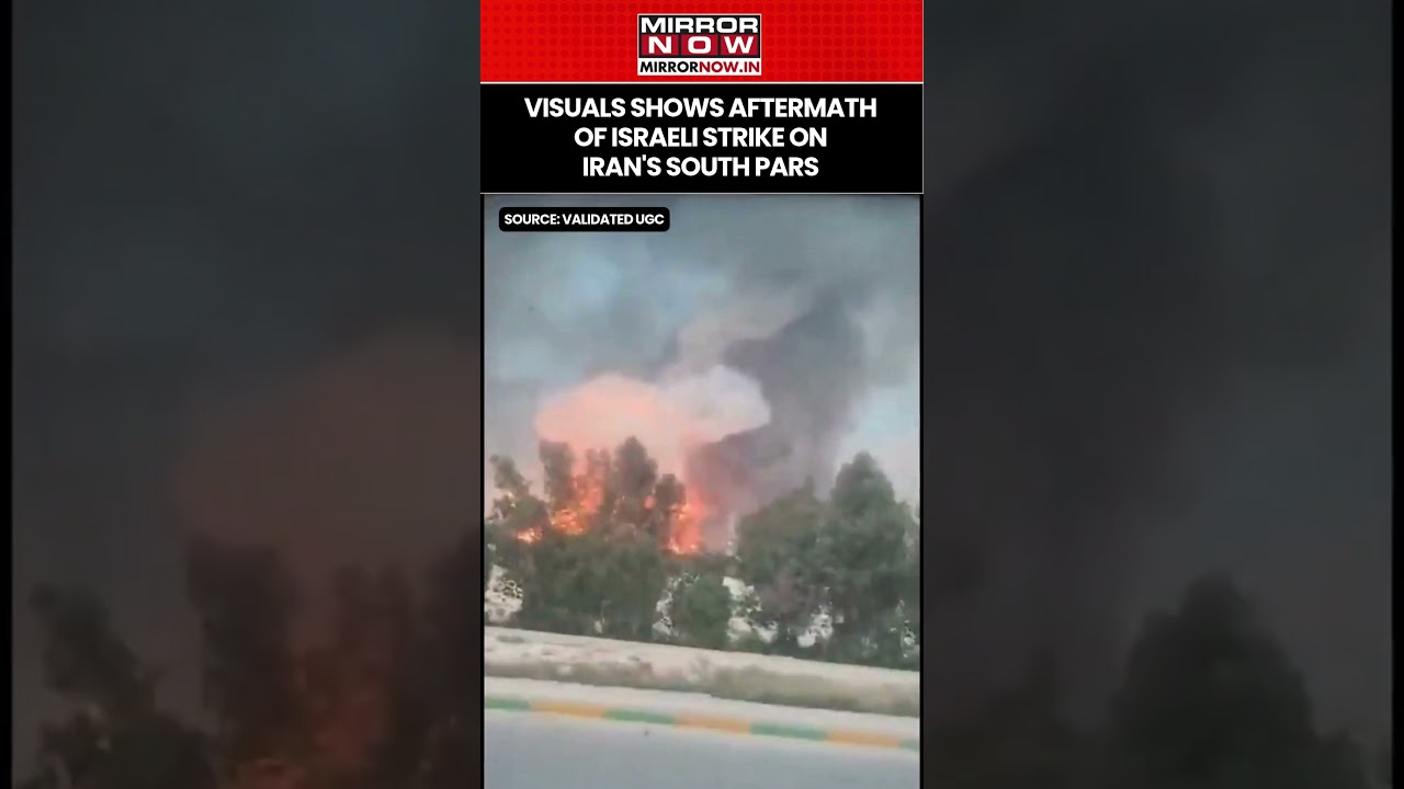 Middle East Tension: Visuals Shows Aftermath Of Israeli Strike On Iran's South Pars Natural Gas