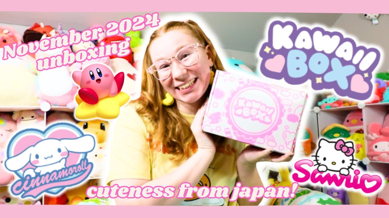 unboxing ✨kawaii✨ items from japan! 🇯🇵 🌸 (sanrio, kirby, & more!)