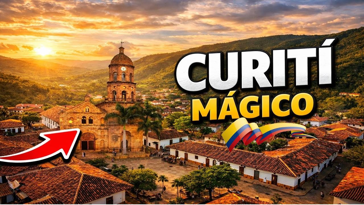 Curití, Santander 🇨🇴 | Recorrido aéreo por el pueblito mágico de Colombia