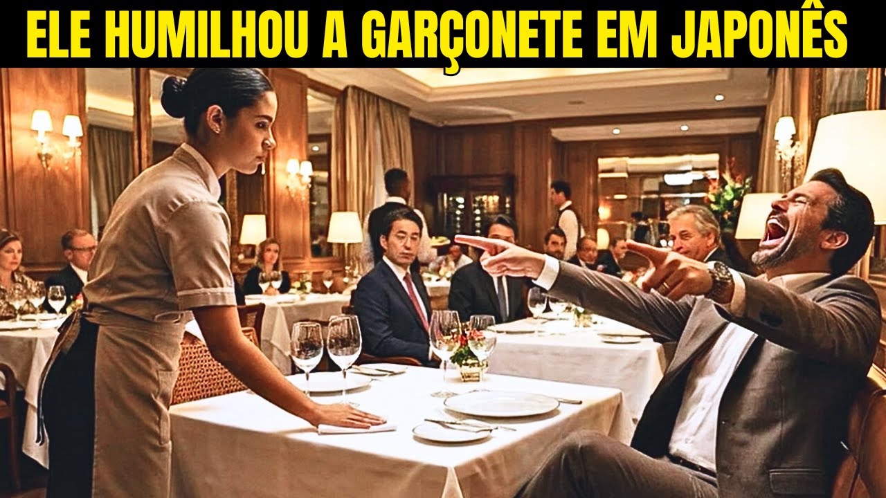 Empresário Humilha Garçonete em Japonês… Até Que Ela Falou em Japonês e o Restaurante Congelou