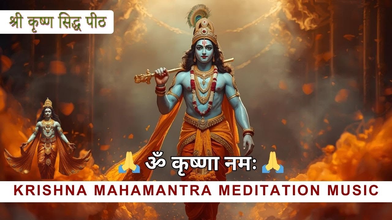 ॐ कृष्णा नमः कीर्तन  | Most Peaceful Krishna Bhajan | Spiritual Vibes