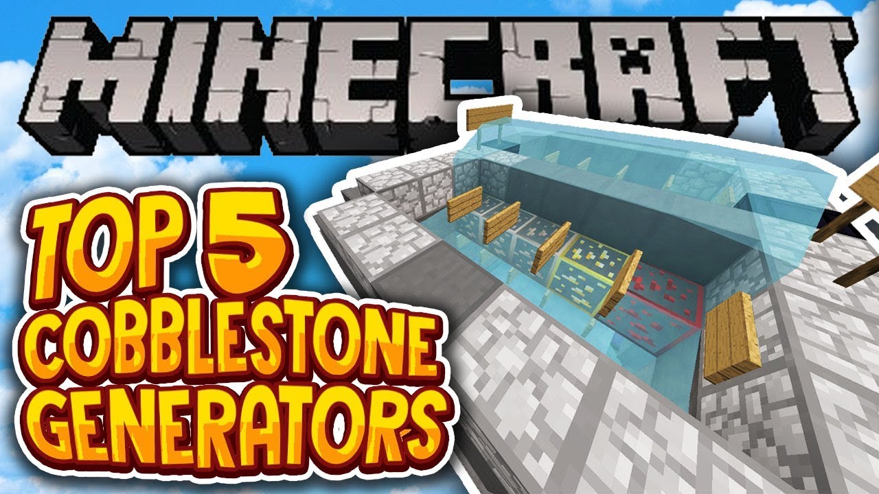 Top 5 Minecraft Skyblock Cobblestone Generators