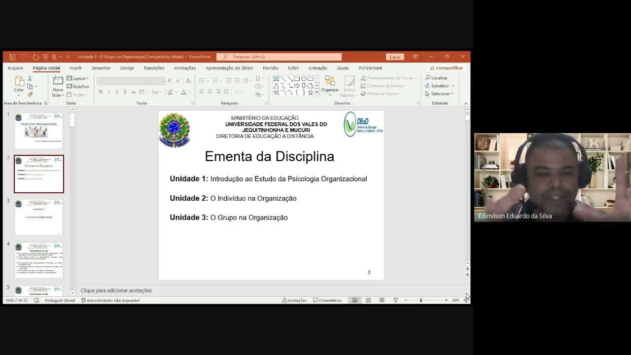 BLOCO 4. CAPÍTULO 3 - O GRUPO NA ORGANIZAÇÃO