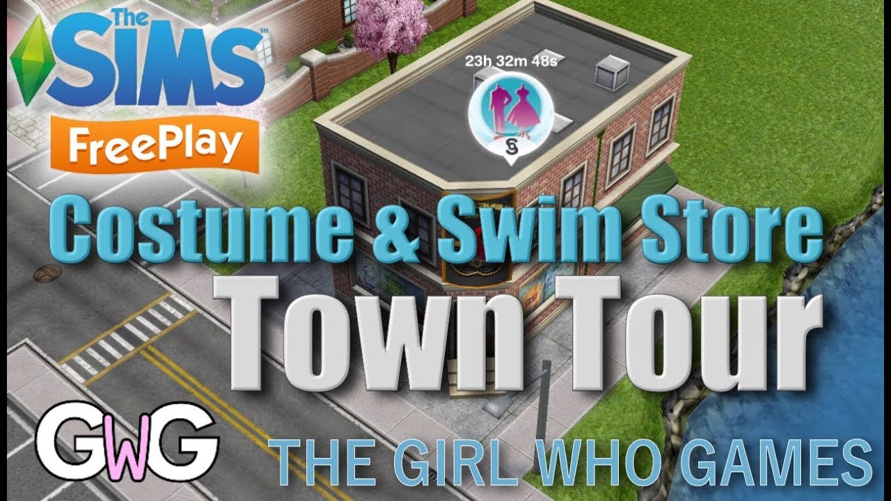 The Sims Freeplay- Costume and Swim Store