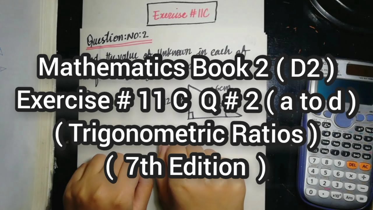 Mathematics Book 2 (D2) |  7th Edition | Exercise # 11 C | Q # 2 (a to d)| Ifra Syed | in Urdu\Hindi