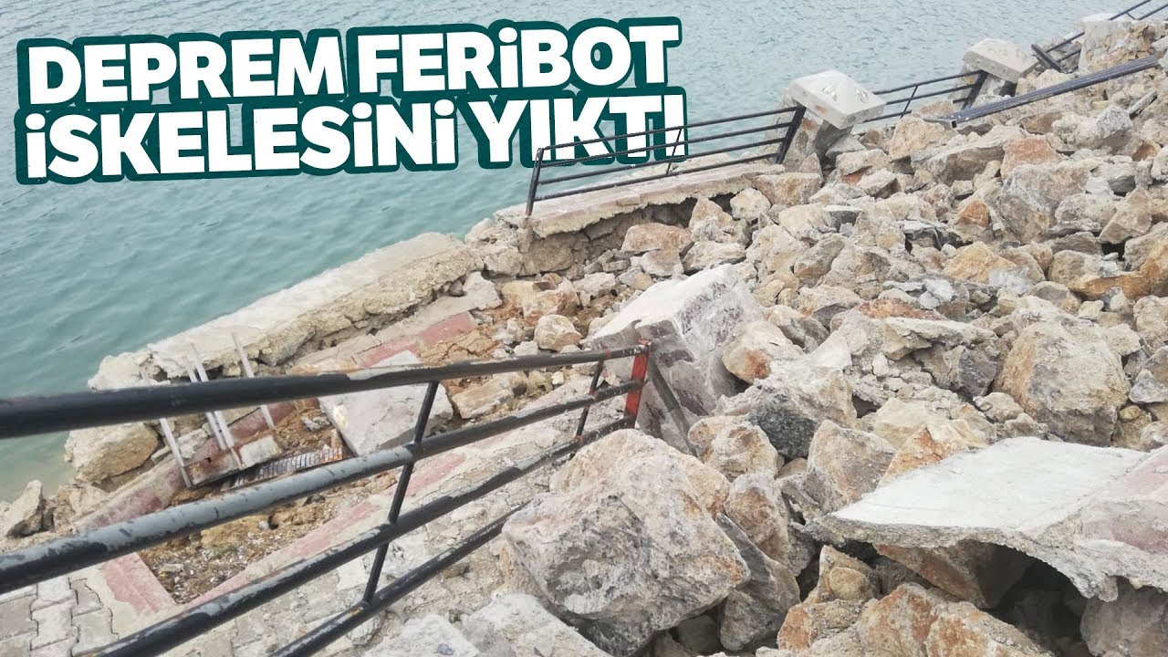 Doğanyol’da İskele Deprem Sonrası Yerle Bir Oldu