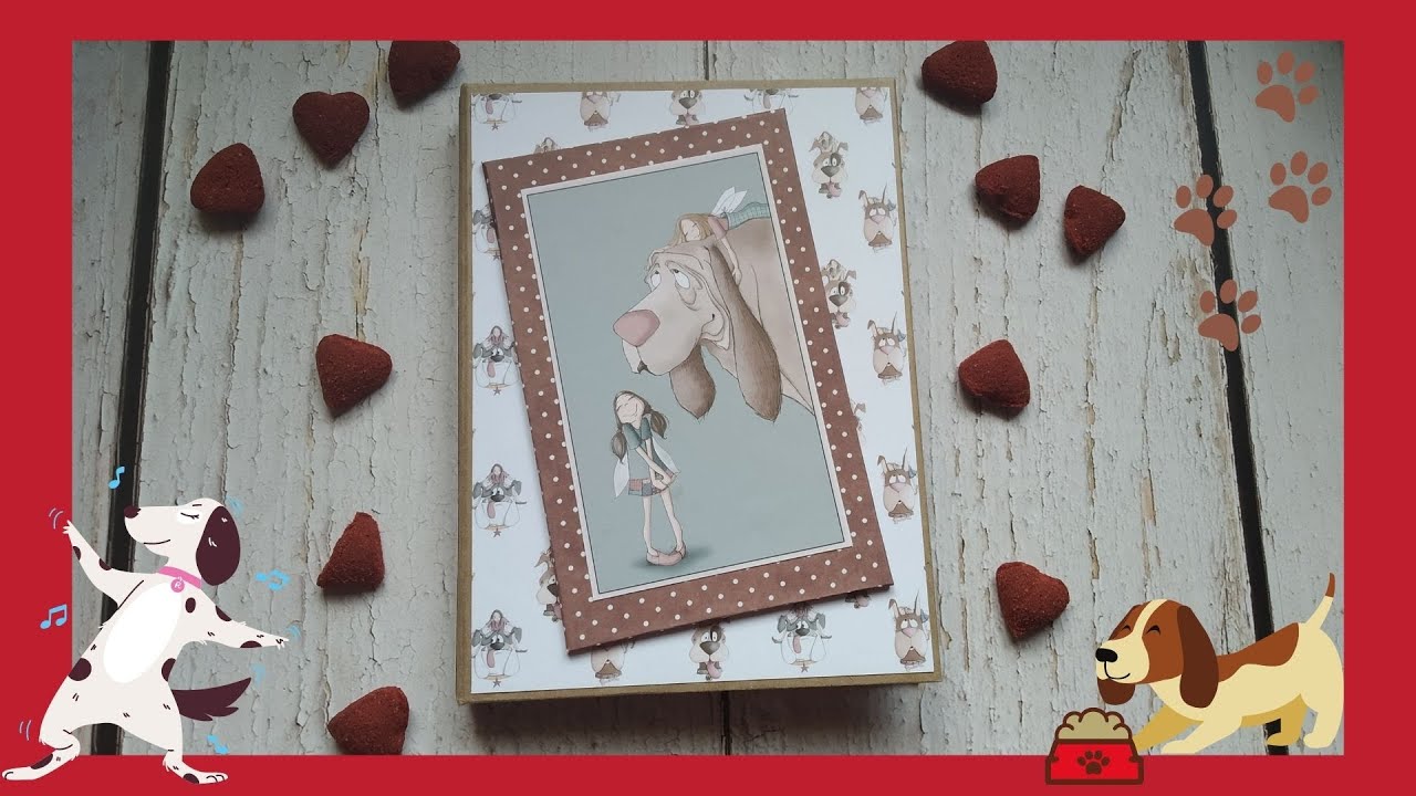 PORTADOCUMENTOS PARA MASCOTAS: muy fácil y práctico #scrapbooking #manualidades #mascotas