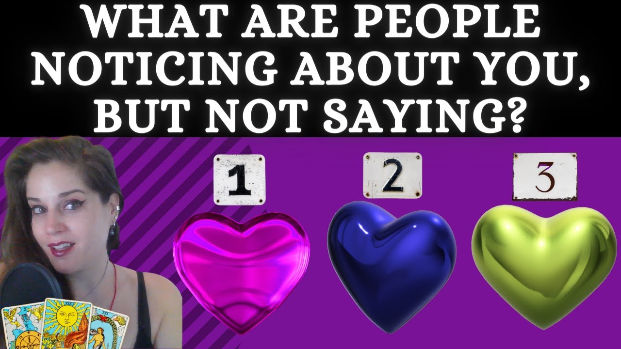 WHAT ARE PEOPLE SECRETLY NOTICING ABOUT YOU BUT NOT SAYING? Tarot Pick A Card #tarot #pickacard