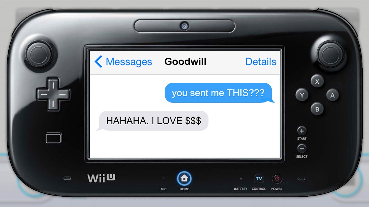 ЧТО Goodwill сделала с моей консолью Wii U...?