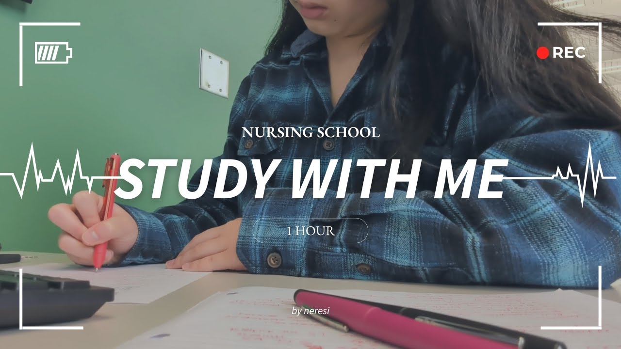 2 hour nursing school study with me | pharmacology | no talking | no background music