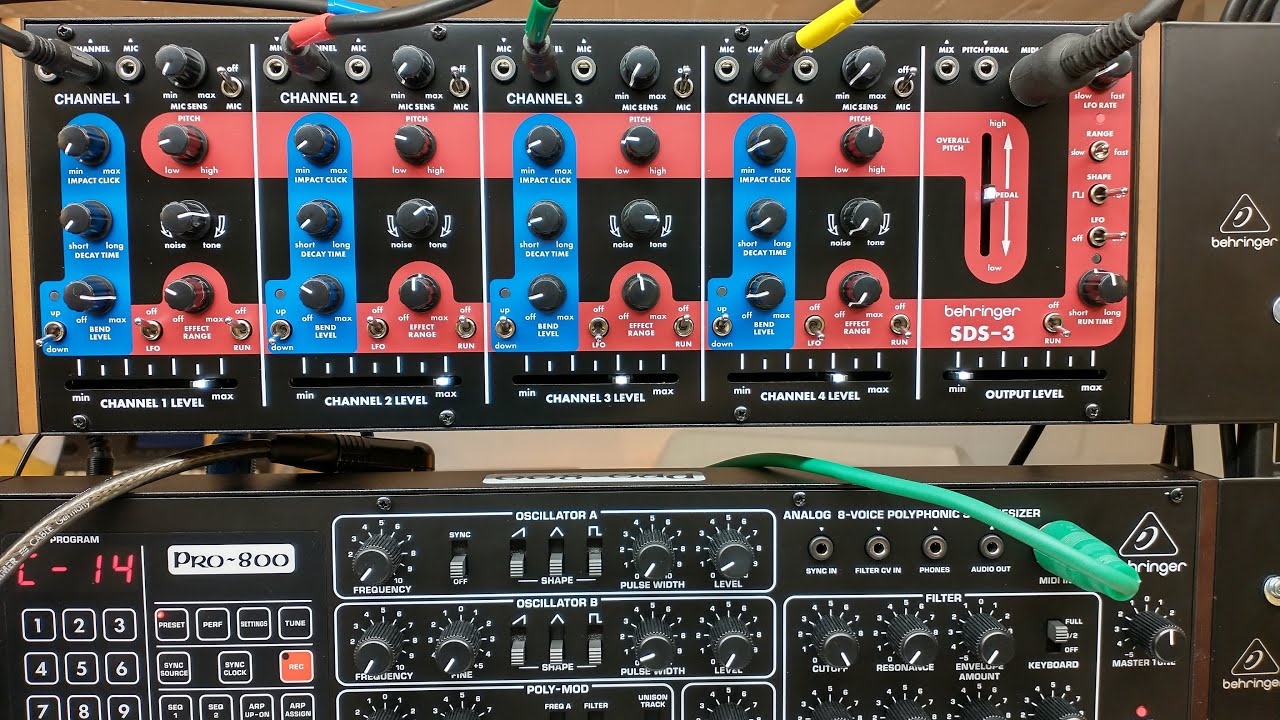 Behringer BDS-3 (SDS-3) demo in a song (no talking)