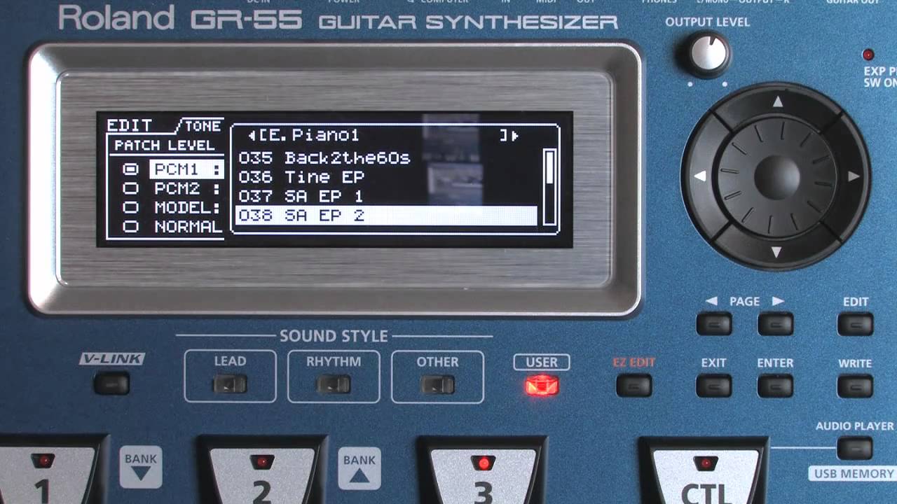 Roland GR-55 Guitar Synthesizer : Piano Sounds