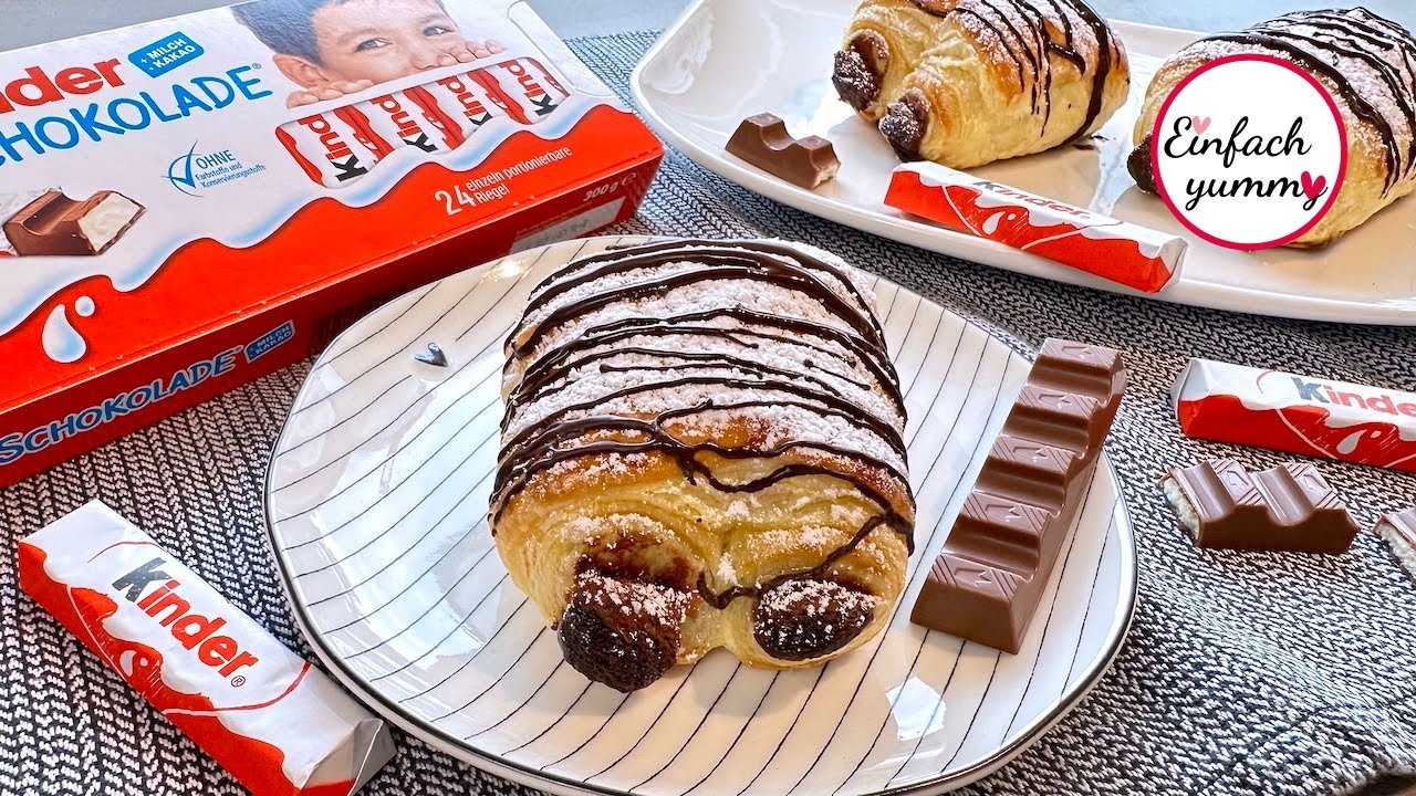 Kinder Schokolade Croissants 🥐  einfach der Hammer 🤩 OHNE Thermomix®