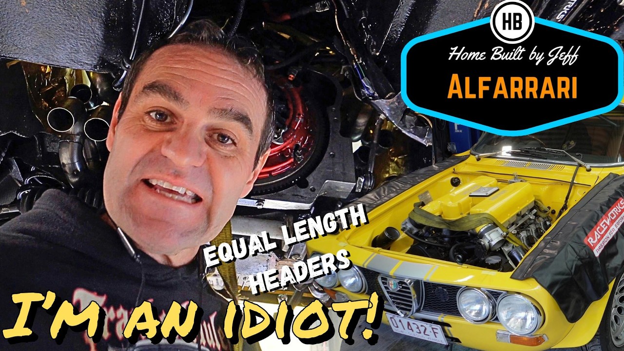 Ну и дурак же я! &mdash; Сборка Alfarrari: Alfa 105 с двигателем Ferrari, часть 242