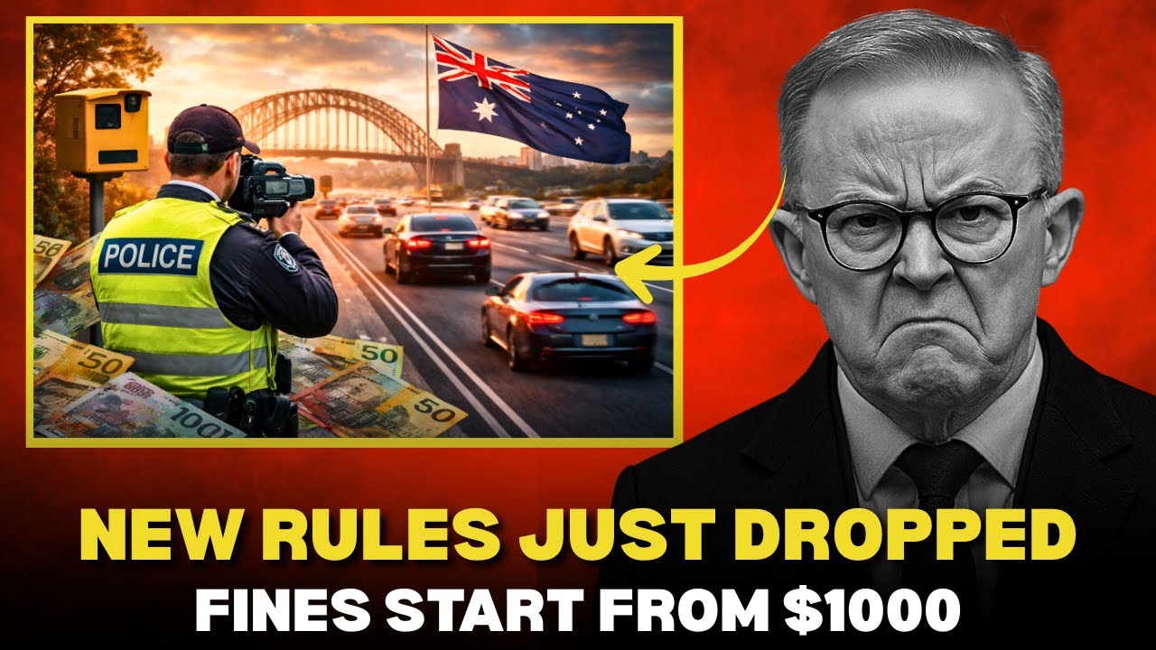 Breaking News 2026: New Australia Traffic Laws Start Feb 1 – Know This or Pay a $1,000 Fine!