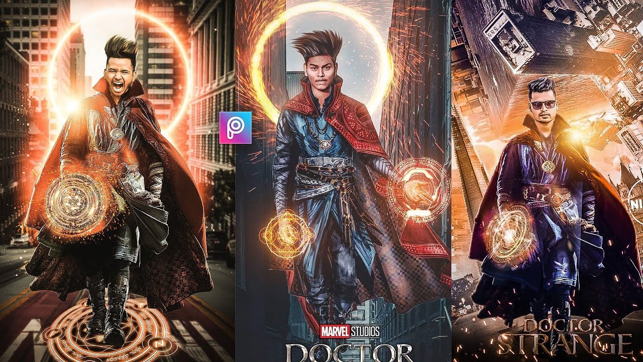 PicsArt Doctor Strange Photo Editing Tutorial in picsart Step by Step in Hindi - Taukeer Editz
