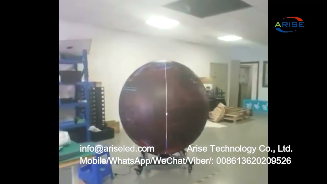 360 Degree Creative Shape LED Ball Flexible Spherical Circular Round Video LED Sphere Display Screen