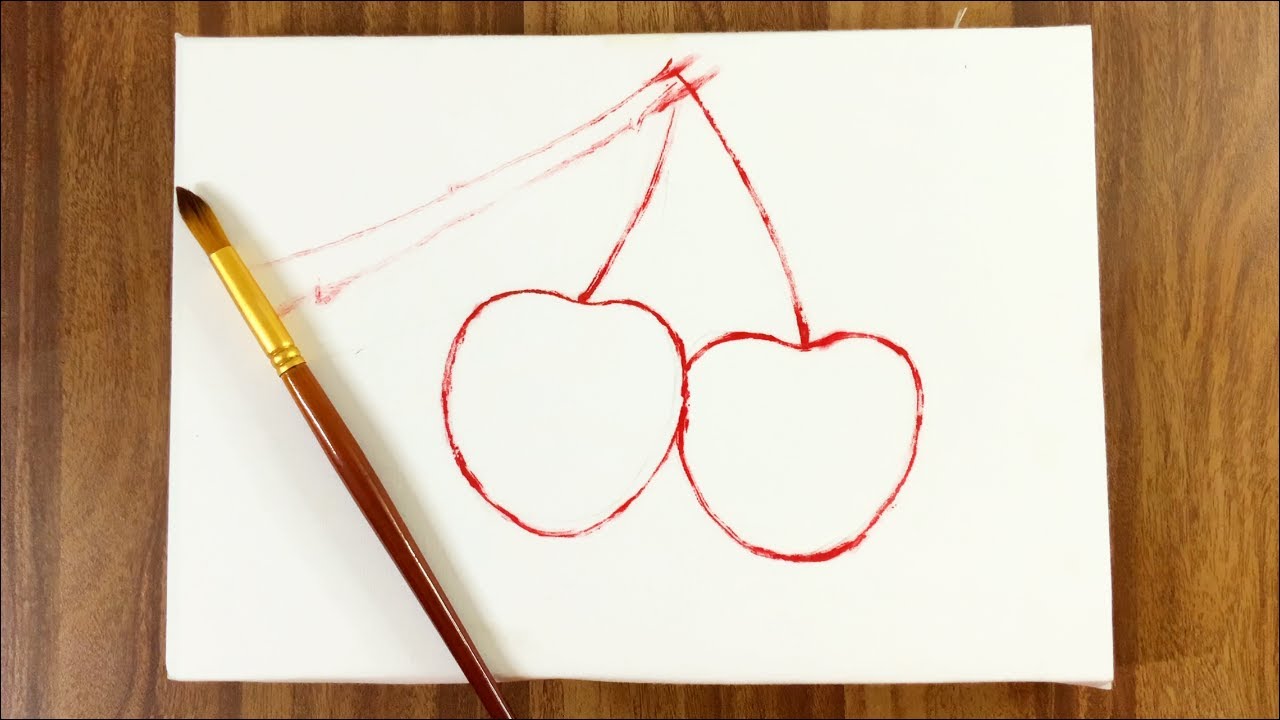 Awsome Cherries Painting / Acrylic Painting / CAM STYLES
