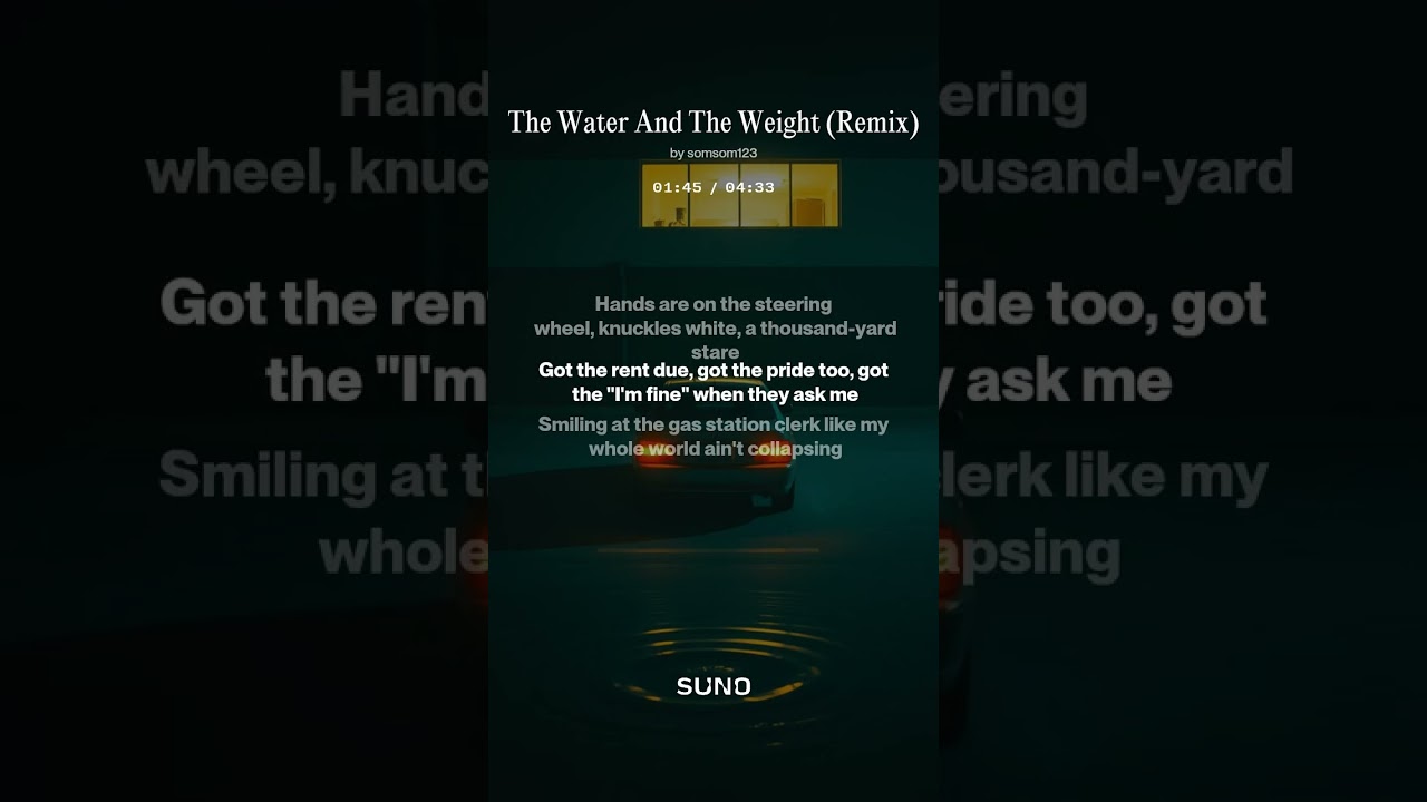 The Water And The Weight (Remix)