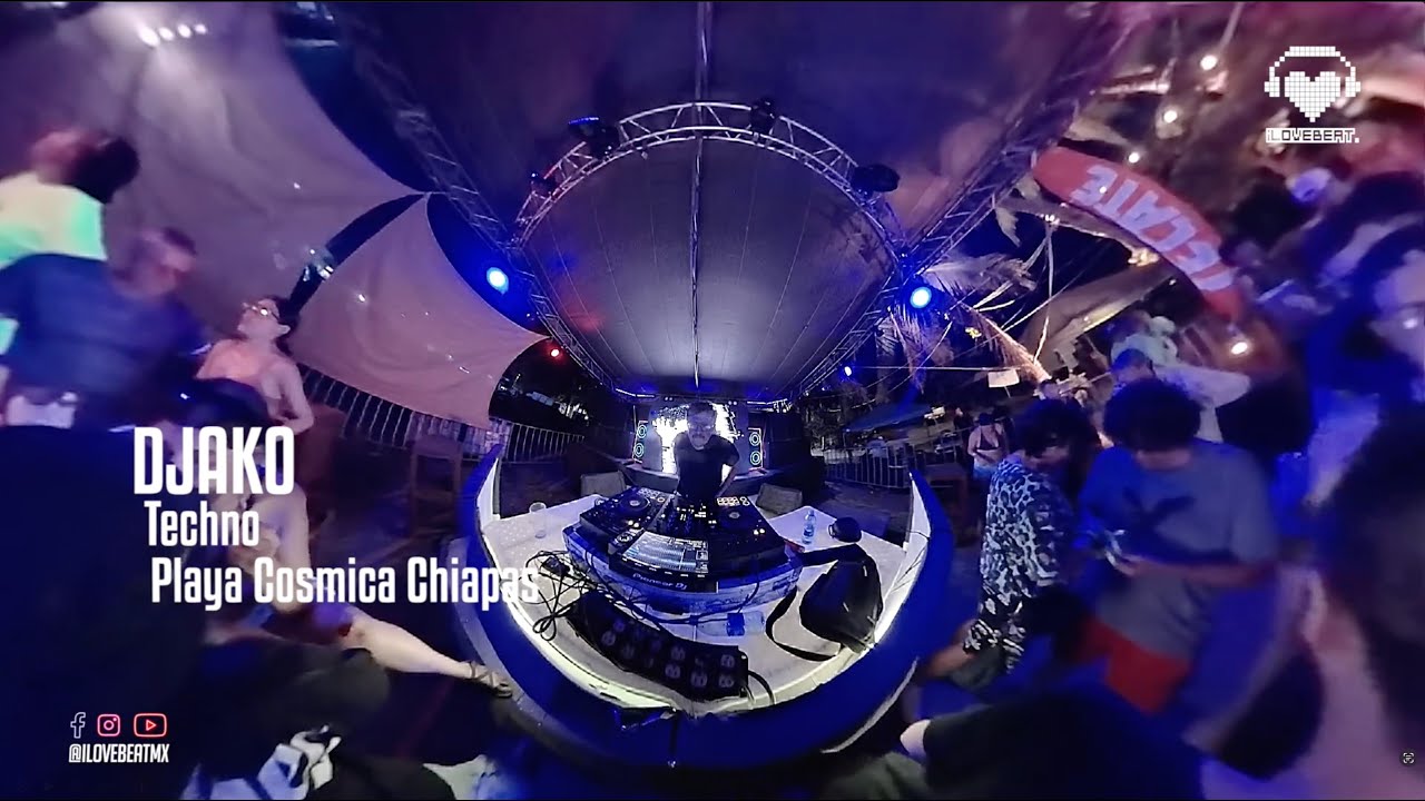 Djako - Techno - Playa Cosmica 2025 - Astro - iLoveBeat Chiapas México