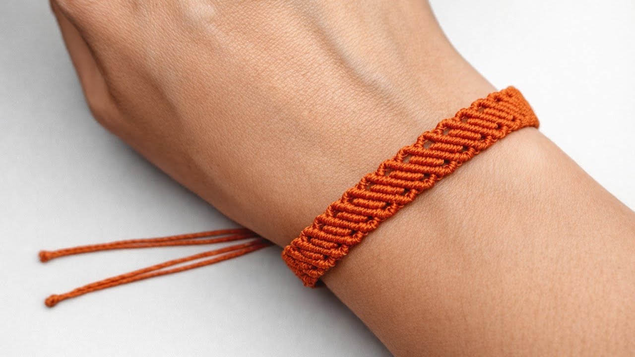 Como Fazer Pulseira de Macrame Fácil e Rápida | Passo a Passo para Iniciantes