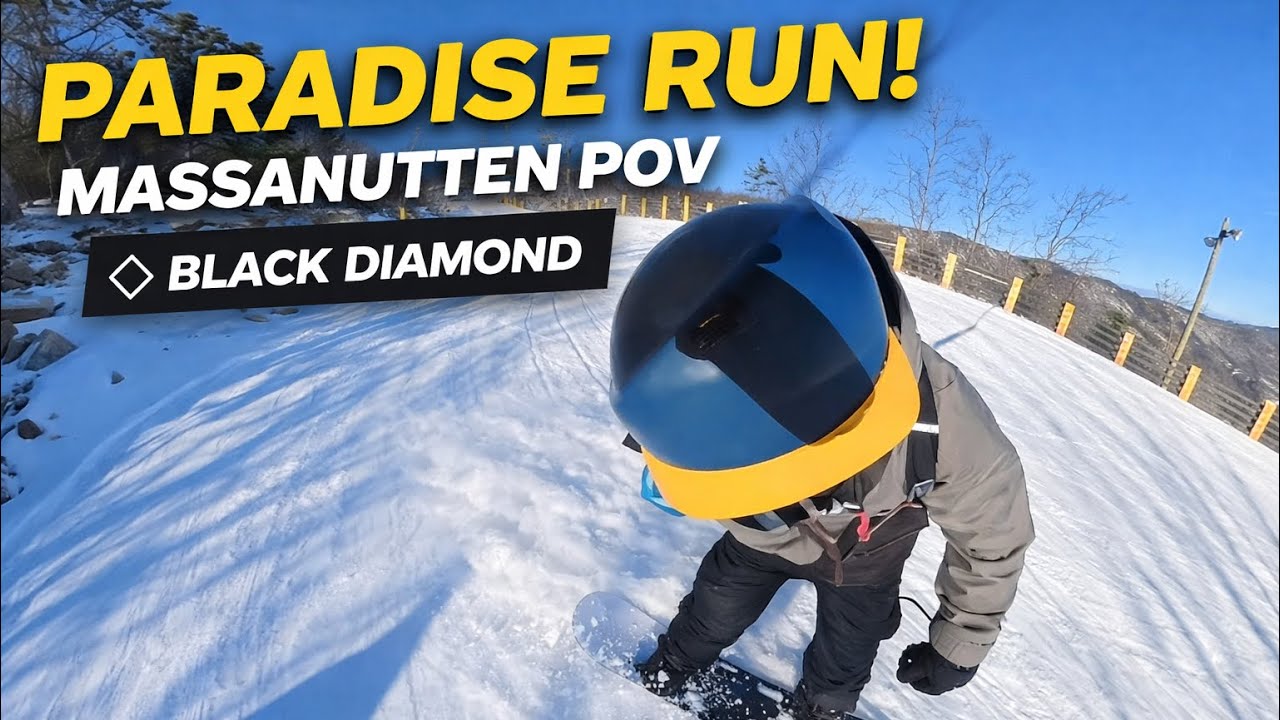 Dropping Into Paradise 🌄 | Massanutten Single Black Diamond Run