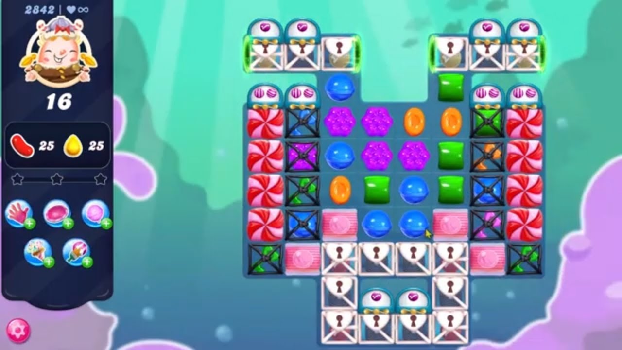 Candy Crush Saga LEVEL 2842 NO BOOSTERS (new version)🔄✅