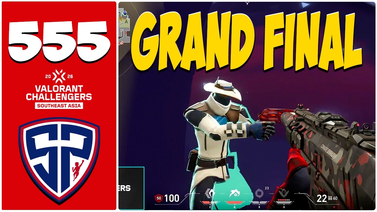 GRAND FINAL! 555 vs Sharper Esports - HIGHLIGHTS - VALORANT Challengers SEA 2026 | 555 vs SP | VCT