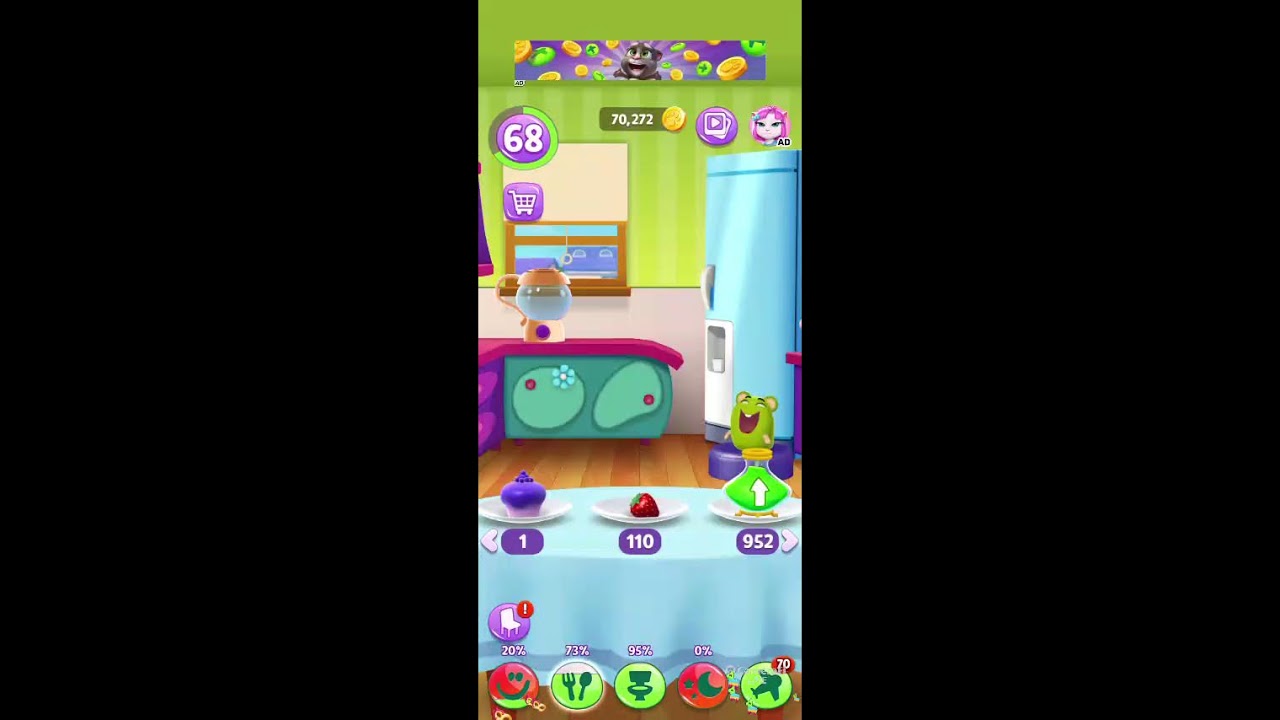 My talking tom fun dancing #shorts #live #trending #viraltom #funnycat #satisfying