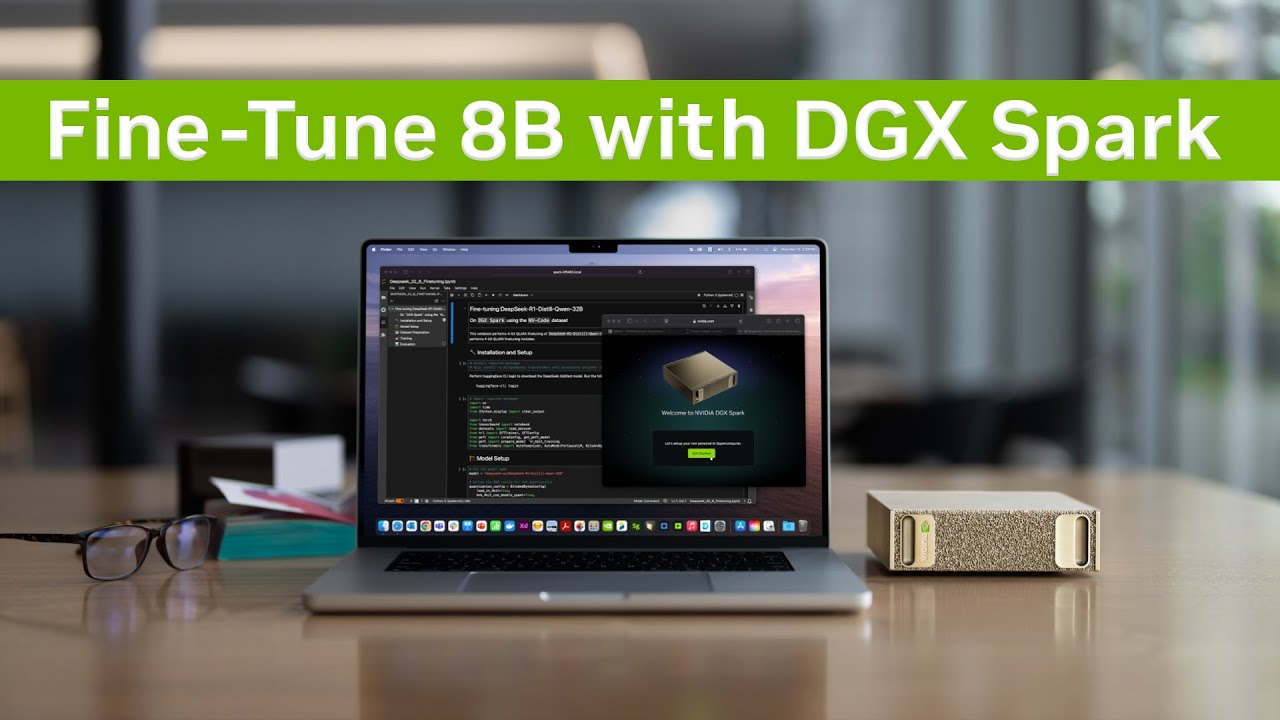 Fine-Tuning 8B Parameter Model Locally Demo with NVIDIA DGX Spark