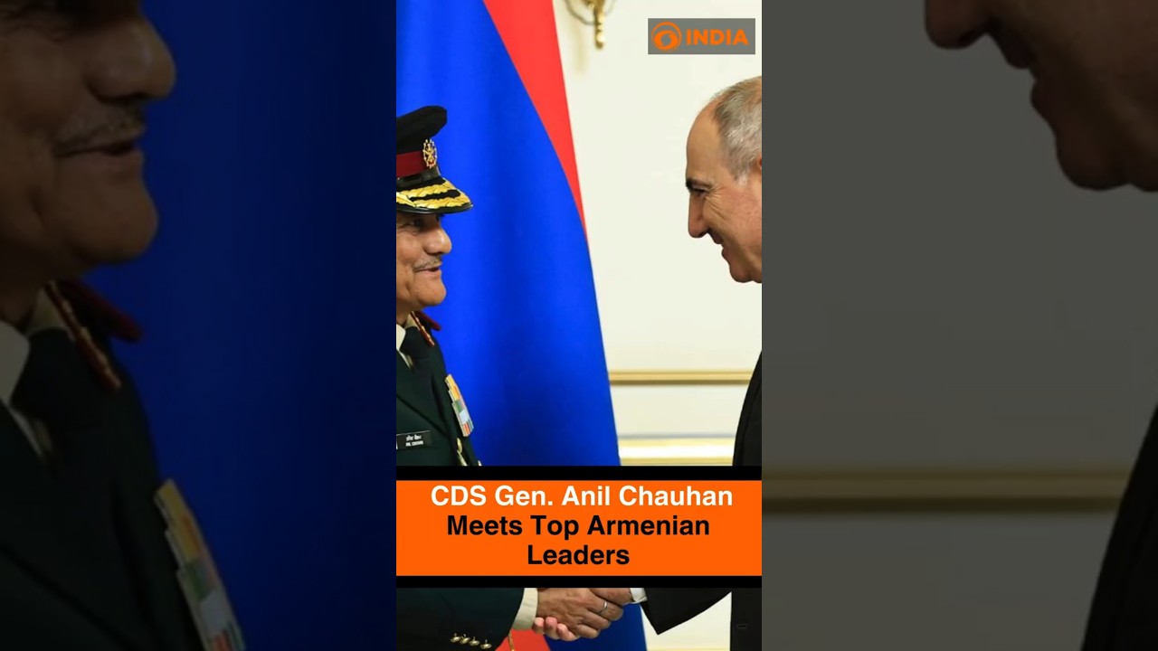 CDS Gen Anil Chauhan Meets Top Armenian Leaders