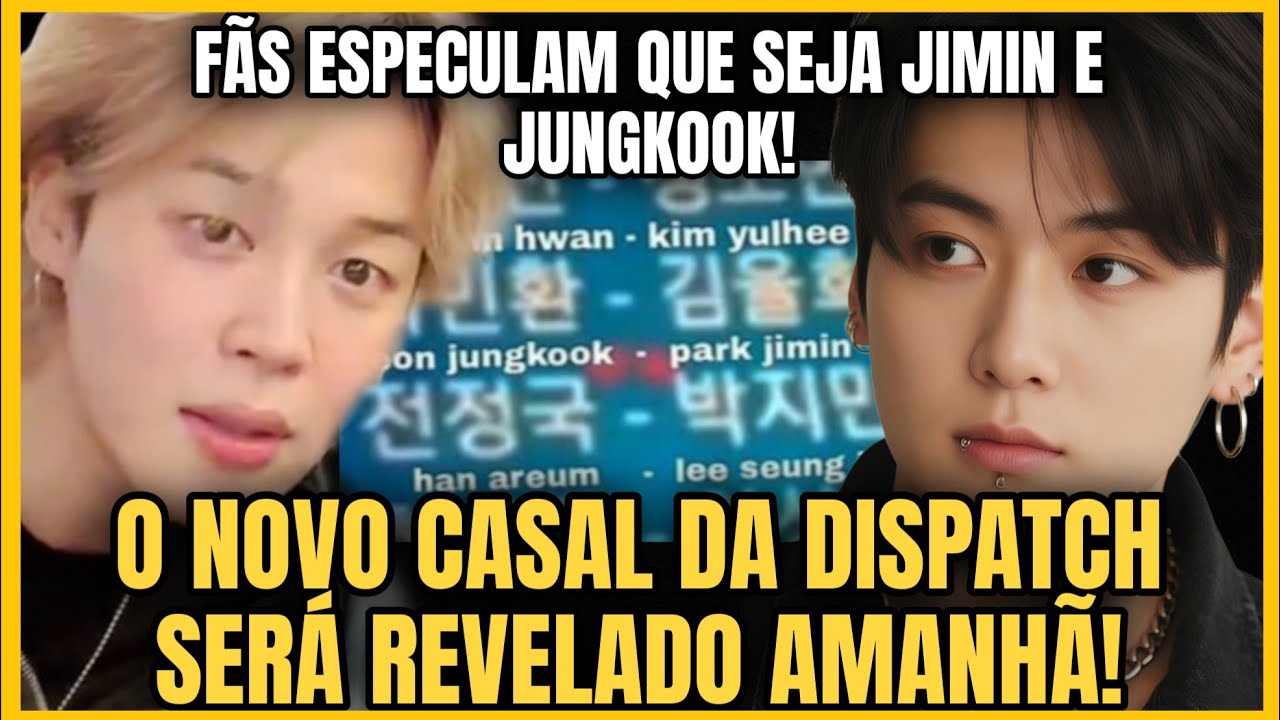 The new Dispatch couple for January 1, 2026 will be revealed, and fans speculate it's Jimin and J...