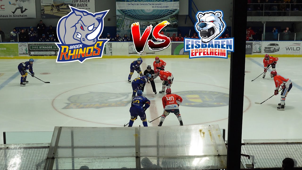 Baden Rhinos🦏 vs Eisbären Eppelheim🐻‍❄️Heimspiel #4