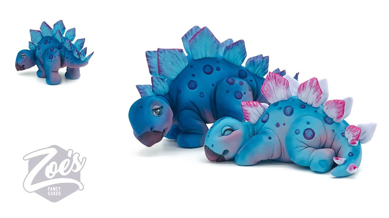 Stegosaurus cake topper tutorial Facebook live highlights