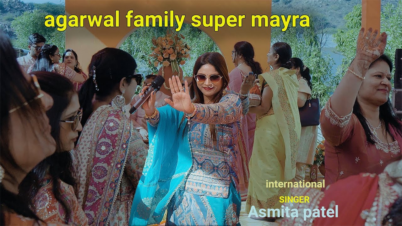 SUPER MAYRACEREMONY  JAIPUR LIVE SINGER ASMITA PATEL