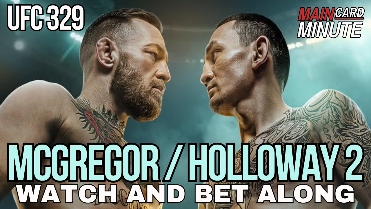 UFC 329: Conor McGregor vs. Max Holloway 2 LIVE Stream | Watch Along Fight Companion