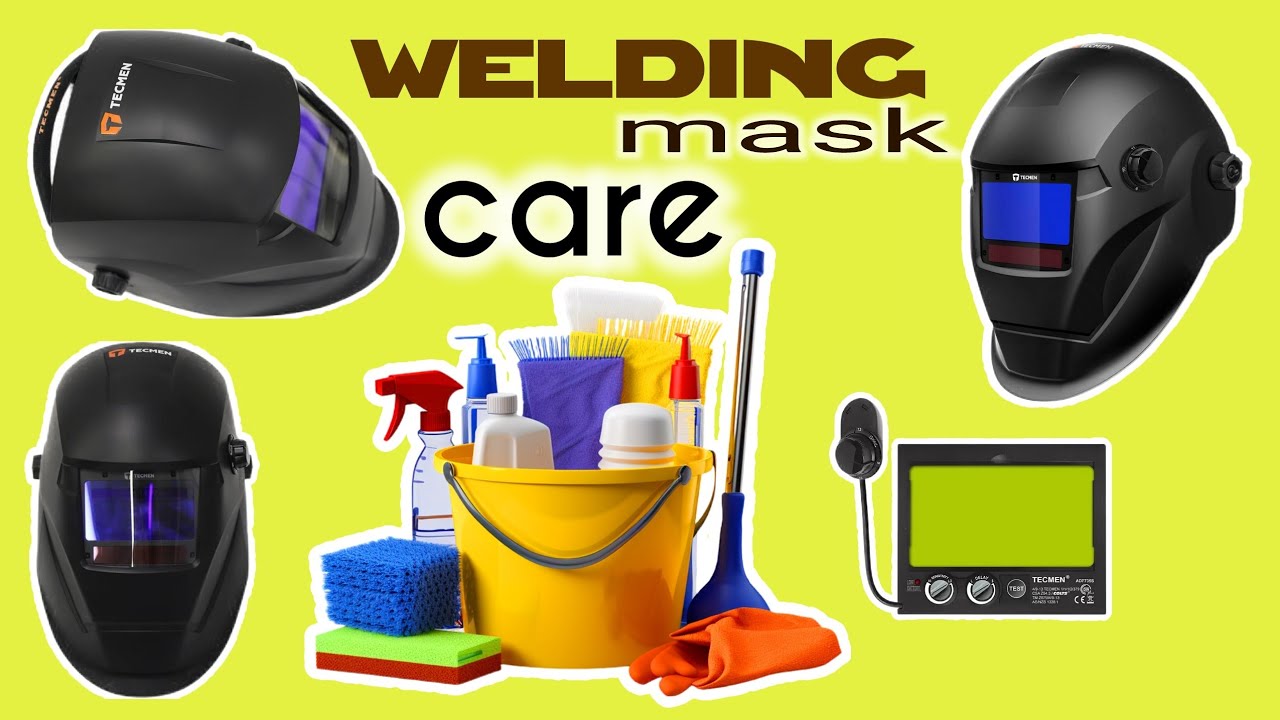 Уход за сварочной маской | Welding mask care  | Tecmen ADF-735S