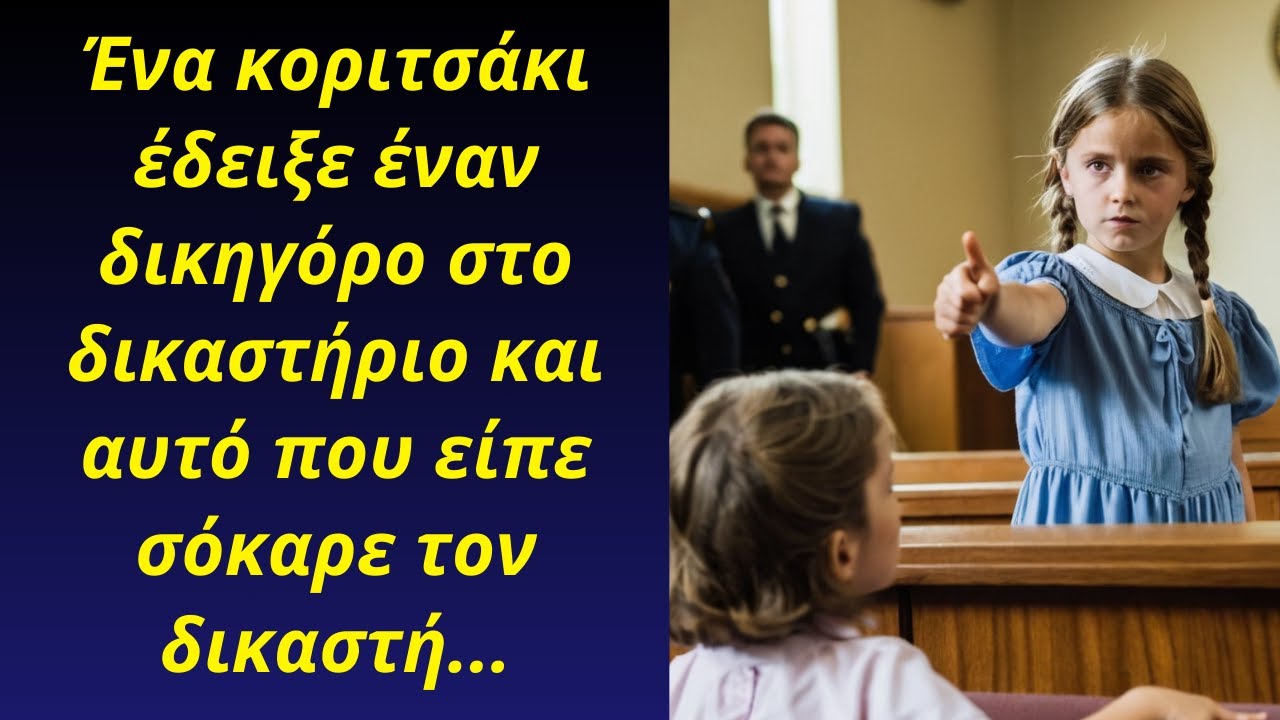 Το κοριτσάκι έδειξε έναν δικηγόρο στο δικαστήριο και αυτό που είπε σόκαρε τον δικαστή