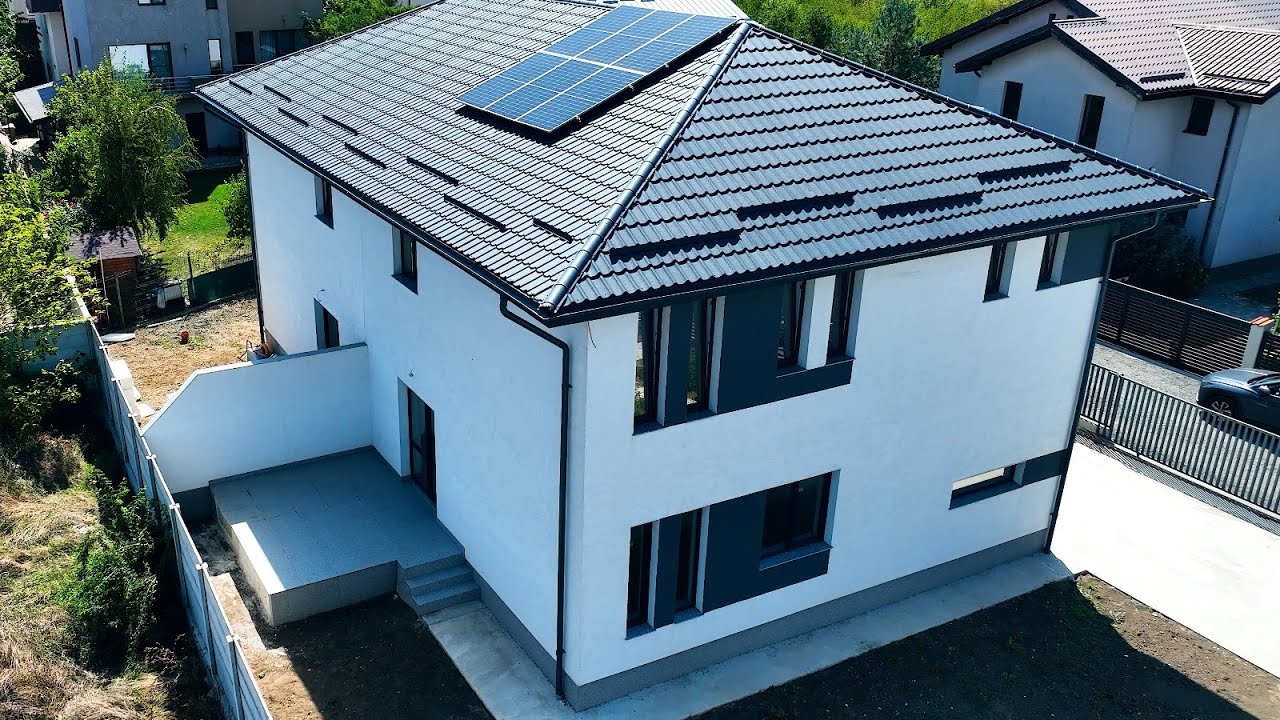 Mogosoaia | Vila P+1+Pod, 4 camere - cu pompa de caldura si panouri fotovoltaice