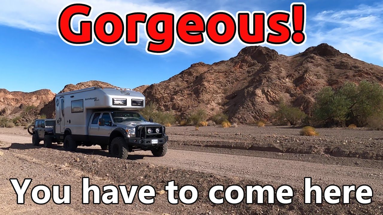 EarthRoamer goes camping in the beautiful Picacho Recreation Area