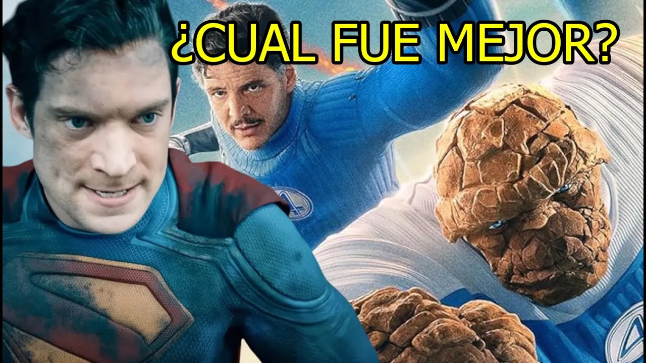 SUPERMAN VS 4 FANTASTICOS ¿QUIEN LO HIZO MEJOR? #fantasticfour #superman #marvel #dccomics