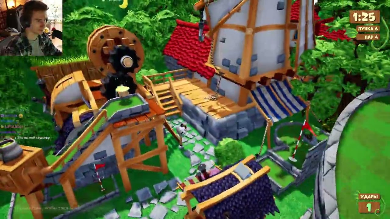 ПОЛУПОЗОР | Олёша играет в Golf It