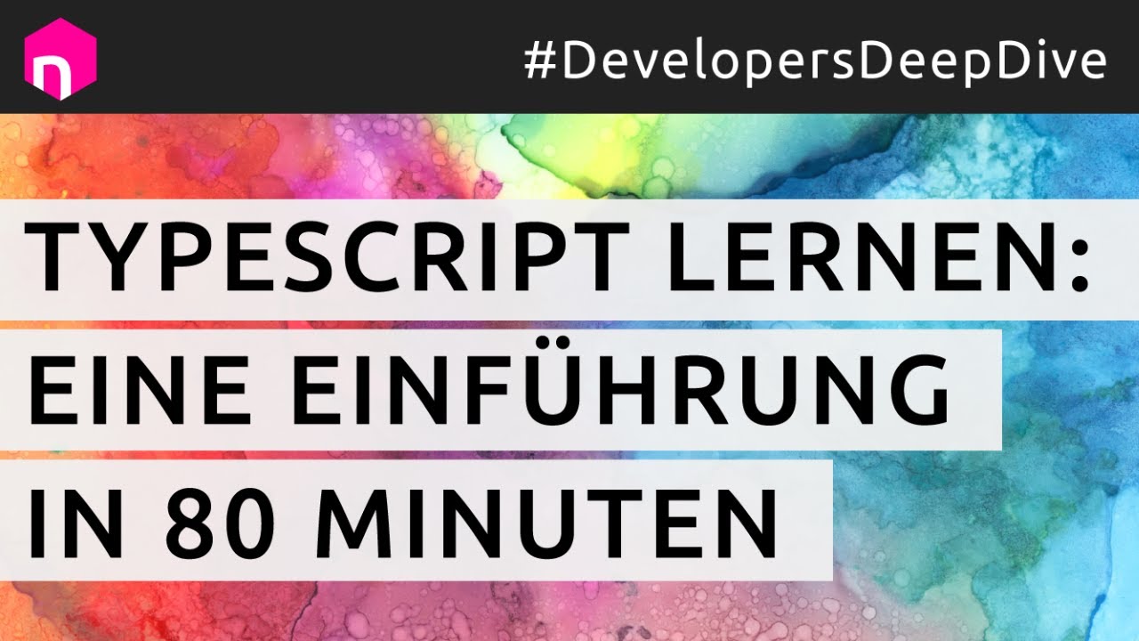 TypeScript lernen: Eine Einführung in 80 Minuten // deutsch