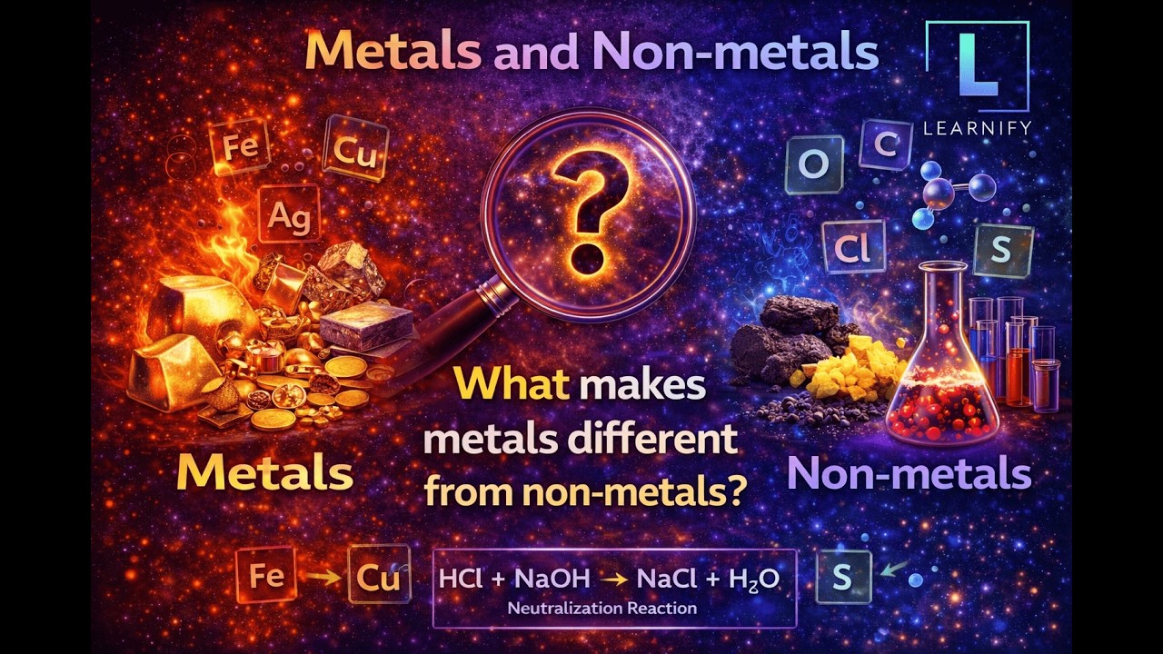 Metals vs Non-Metals | Learnify
