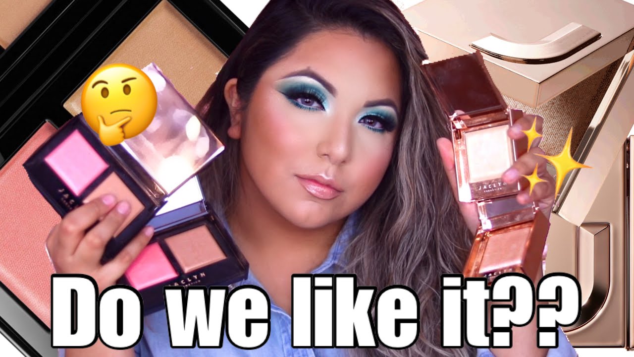 JACYLN HILL BRONZER/BLUSH DUO AND HIGHLIGHT REVIEW | SWATCHES AND TRY-ON | Smashbrush