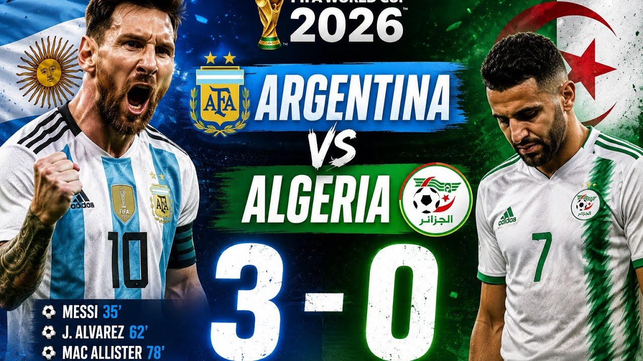 Argentina vs Algeria Highlights FIFA 2026
