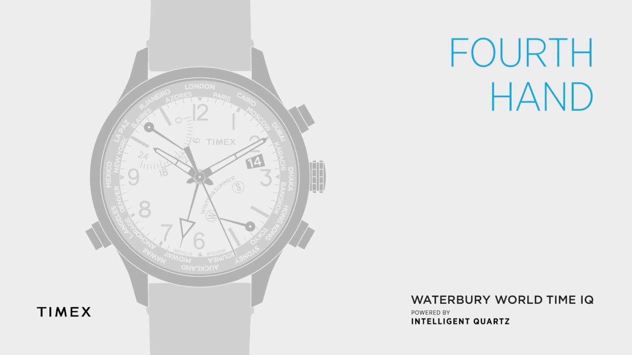 TIMEX WORLD TIME - SETTING FOURTH HAND - HOW TO VIDEO