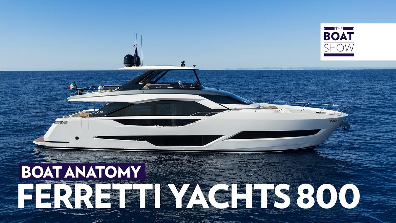 NEW FERRETTI YACHTS 800 - Boat Anatomy Superyacht - The Boat Show