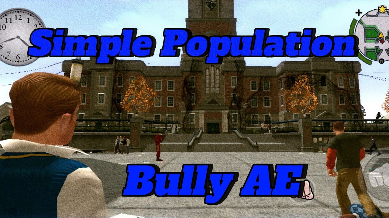 Bully Anniversary Edition Mod Simple population