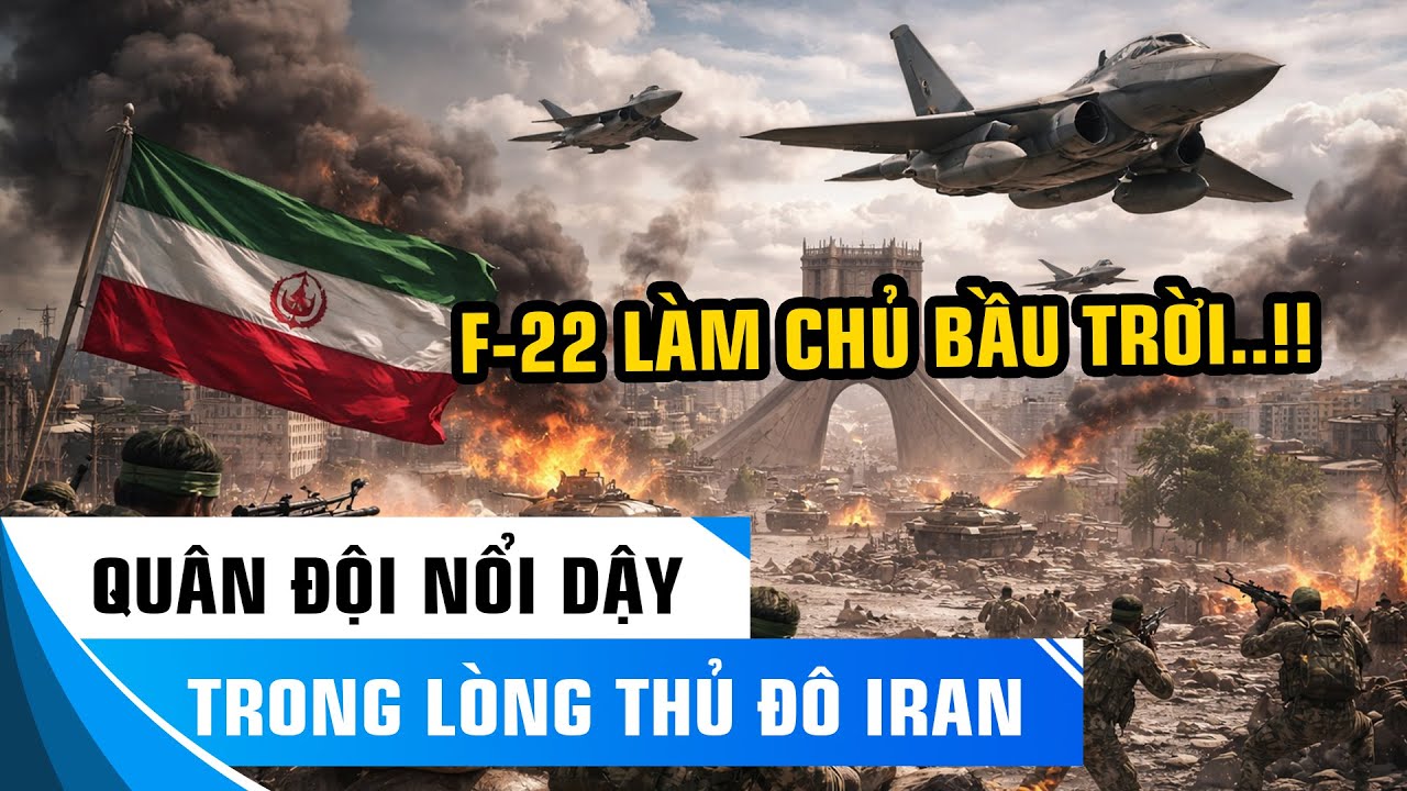 QUÂN ĐỘI NỔI DẬY GIỮA LÒNG THỦ ĐÔ? “CHIM SẮT” F-22 RAPTOR XUẤT HIỆN